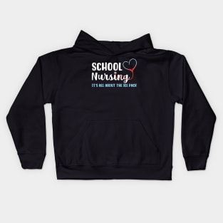 School Nursing It's All About the Ice Pack Kids Hoodie